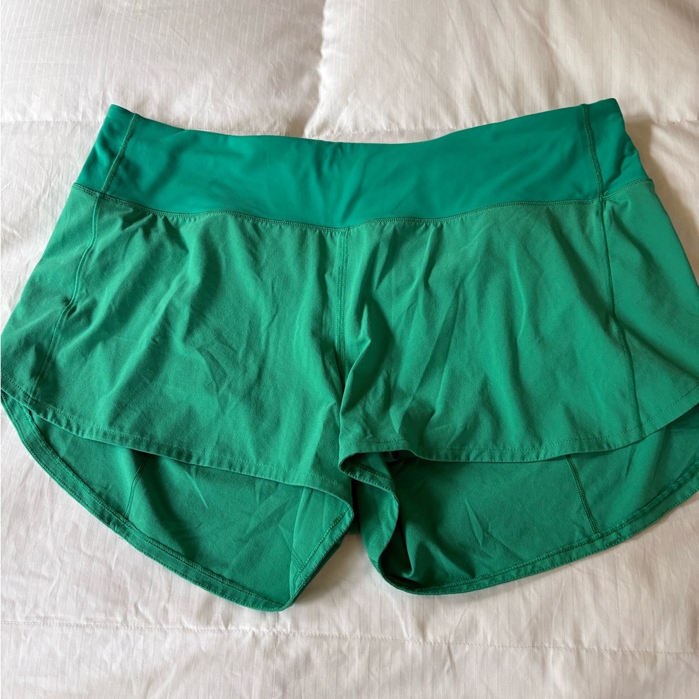 Green Women's Athletic Shorts